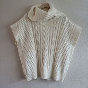 Callahan chunky knitted poncho vest size large